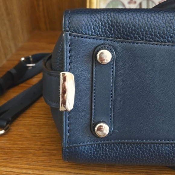 Coach Swagger 27 Navy Blue w/ Silver hardware - Picture 9 of 16
